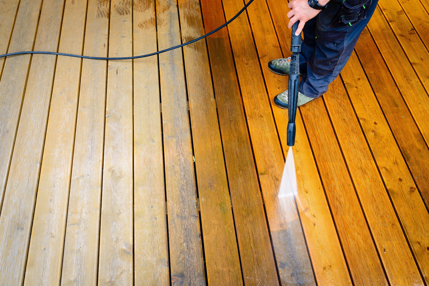 Pressure Wash Deck Deck Cleaning Service Maine & NH