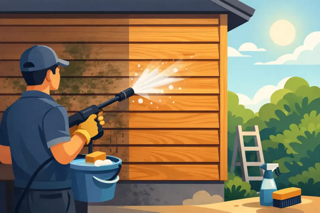 How to Clean Cedar Siding Without Damage