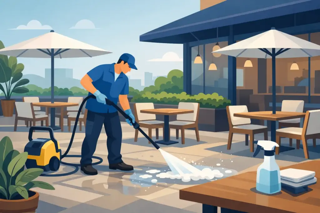 Restaurant Patio Cleaning That Keeps Guests Safe