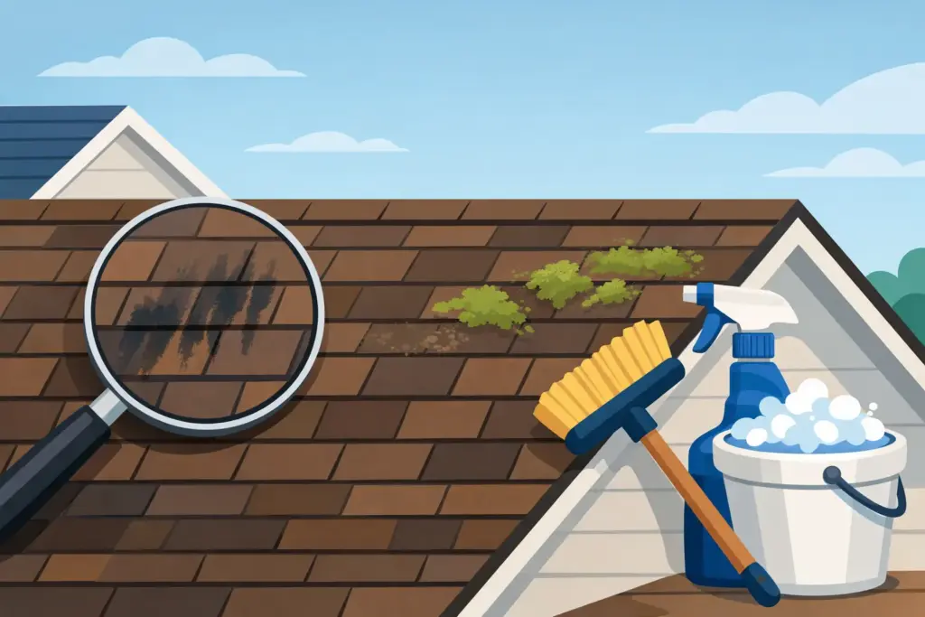 Roof Stains: What They Mean and How to Remove Them