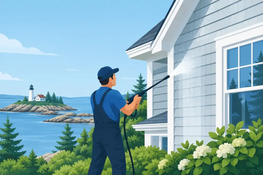 Homeowner Guide to Exterior Washing in Maine
