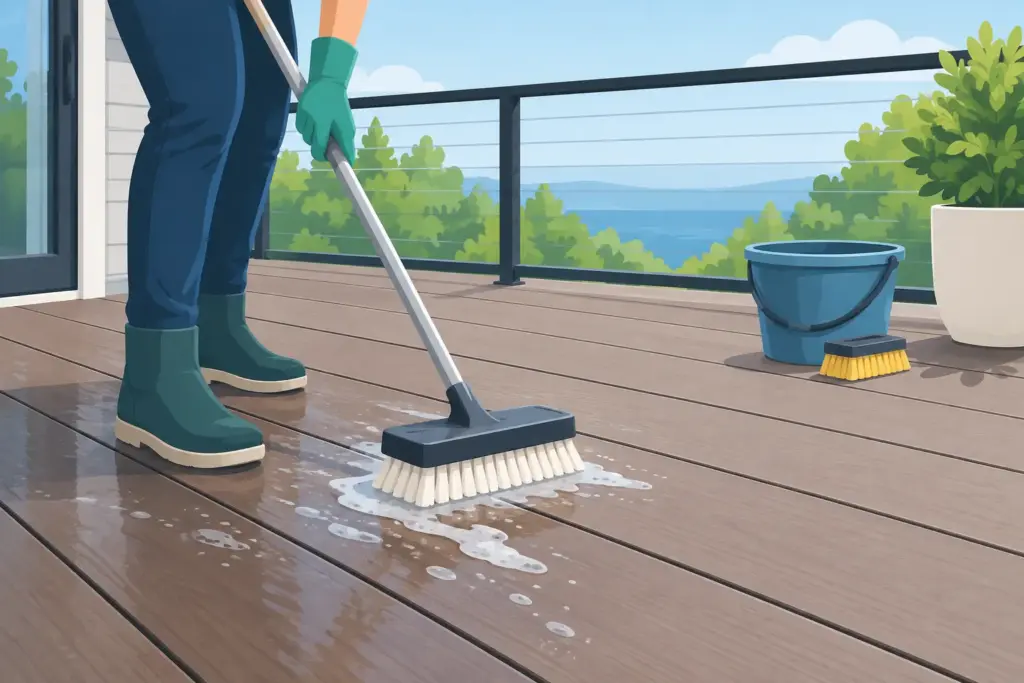 How to Clean Composite Decking Without Damage