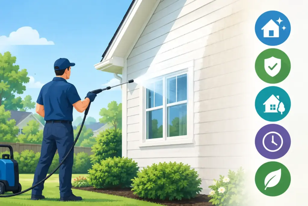 7 Benefits of Professional House Washing